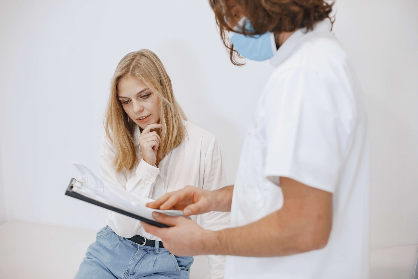 Therapist creating a personalized clinical plan